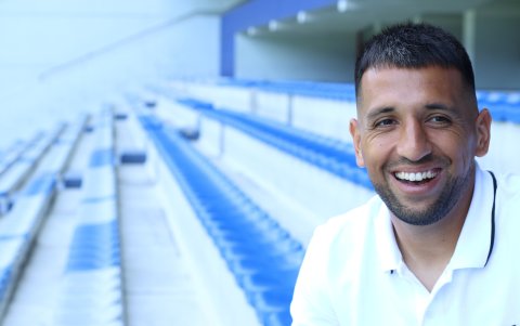 Leguizamón llegó de Arsenal de Sarandí a Emelec, precisamente es hincha de ese club.