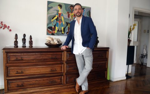 Leonardo Ampuero está en Quito, donde inicia nuevos proyectos.