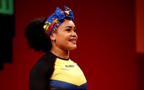 Neisi Dajomes ganó la medalla de oro en levantamiento de pesas el pasado 1 de agosto.