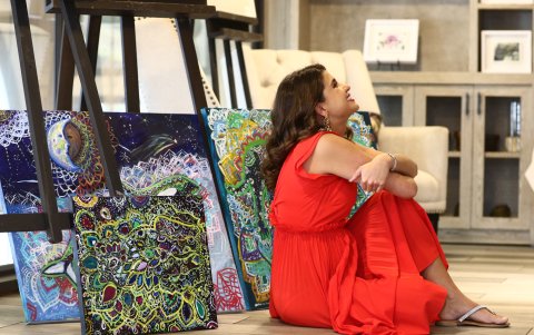 Artista Carla Álvarez.