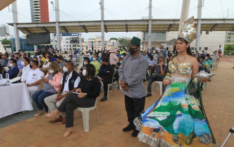 Acto. El sector, además, eligió a su reina. También se desarrollaron presentaciones artísticas.