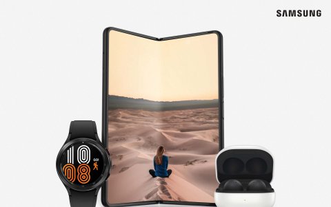 Los nuevos teléfonos también vinieron acompañados de los nuevos Buds y Watch.