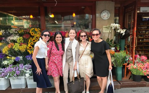 Workshop de moda en Nueva York.