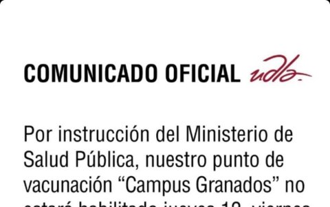 Comunicado de la Udla