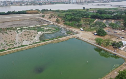 Sitio. La autoridad dijo que la planta de las lagunas trabaja en su máxima capacidad.