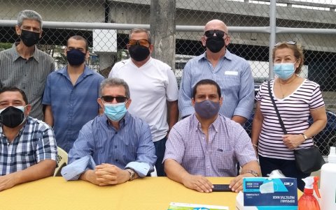 Eduardo Nieto, Francisco Xavier Rivadeneira, Pablo Franco, Geofredo Calle,  Aarón Franco, Raúl Nieto, Janio Ordóñez y Elisa Ortega, integran el Comité Promejora Bolivariana.