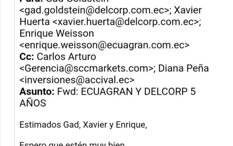 Instrucciones a Goldstein.