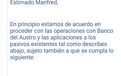 Coordinación con casa de valores