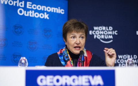 En la imagen, la directora gerente del Monetario Internacional (FMI), la búlgara Kristalina Georgieva.