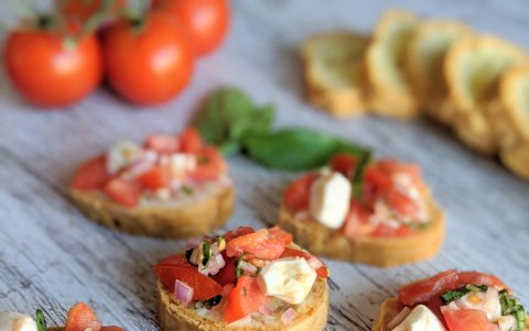 Bruschetta caprrese
