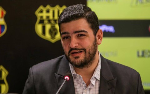 Aquiles Álvarez conversó con EXPRESO luego de la clasificación de Barcelona a semifinales de Libertadores.