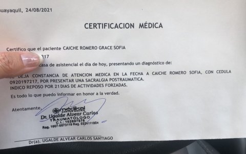 Permiso médico.