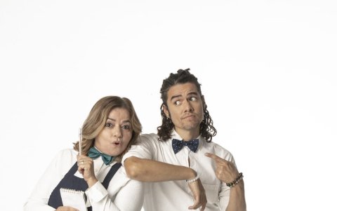 Ruth Coello y Adrián Avilés.