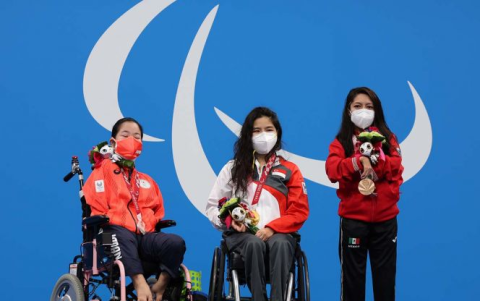 La primera medalla de los Paralímpicos en México es para Fabiola Ramírez.