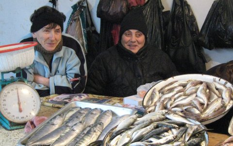 El mercado de Batumi.