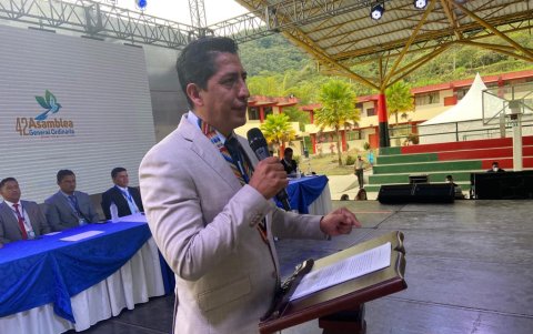 Franklin Galarza, alcalde de Morona, es elegido como nuevo Presidente de AME.