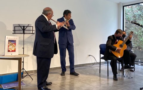 Música y literatura se complementan en la Biblioteca de Girándula.