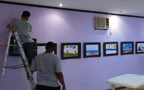 En la Casa de la Cultura núcleo del Guayas se exhiben desde ayer los trabajos de los pequeños guerreros.
