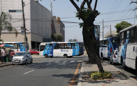 La cantidad de línea de buses que circula por esta avenida hace que el tránsito se vuelva caótico en las horas pico.