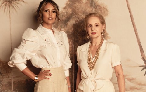 María José Villacís y Carolina Herrera