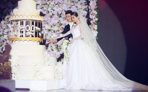 Angelababy y Huang Xiaoming