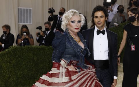 Zac Posen y Debbie Harry.