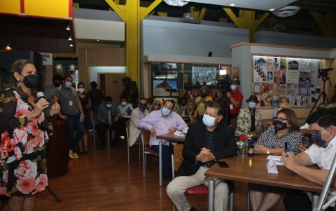Homenaje. En el acto se anunció que Rubira tendrá un monumento sonoro.
