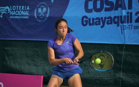 La tenista nacional hizo suyo el cetro en la categoría de 16 años.