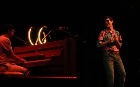 La Máquina Camaleón junto a Álex Eugenio.