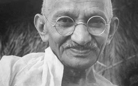 Mahatma Gandhi.