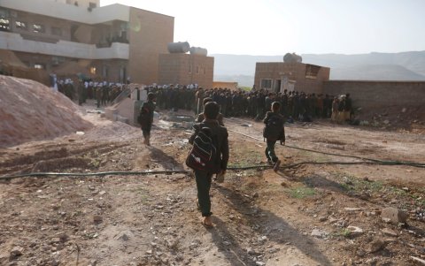 La zona quedó devastada y las escuelas no son reconstruidas.
