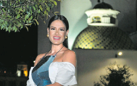 Estefanía Barreno, reina de San Francisco de Quito.