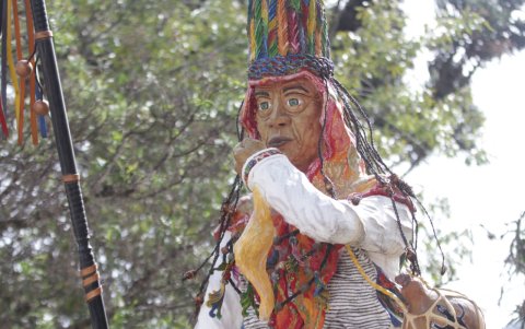 Personaje. Es el ancestro de los quiteños.