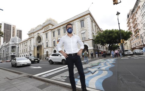 Personaje. Arosemena durante su entrevista con EXPRESO.