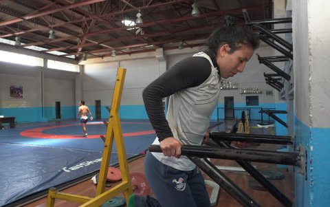 Luisa solo paró una semana luego de Tokio. Luego empezó con el acondicionamiento de su peso.