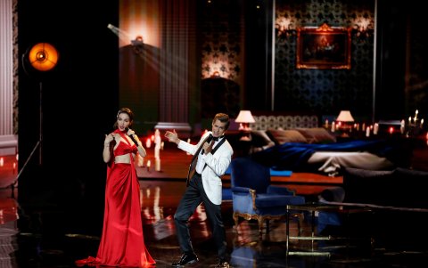 La uruguaya tuvo una aclamada presentación junto al español Carlos Baute.