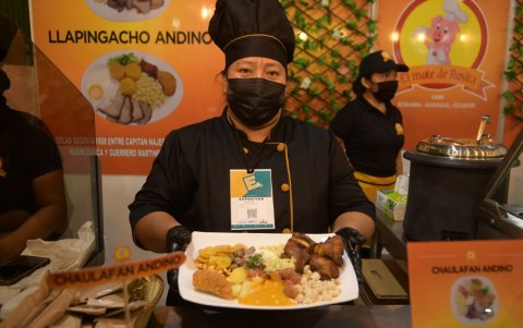 Hubo todo tipo de platos típicos en el lugar.