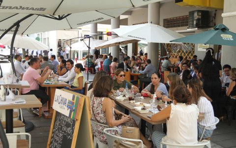 Escenario. Así es el ambiente en la Panamá. Regresó la vida.