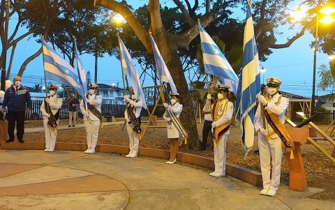 Así se dio el saludo a la Aurora Gloriosa en la ciudadela 9 de Octubre.