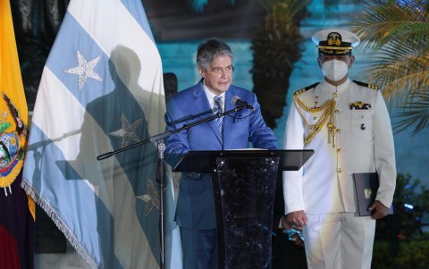 El presidente Guillermo Lasso se refirió a varios temas durante su discurso en la sesión solemne por Guayaquil.