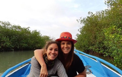 Visita de campo para proyecto en Isla Puna con Fundación Amiguitos del Océano.