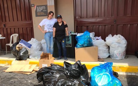 Manejo de residuos en el colegio Alemán Humboldt.