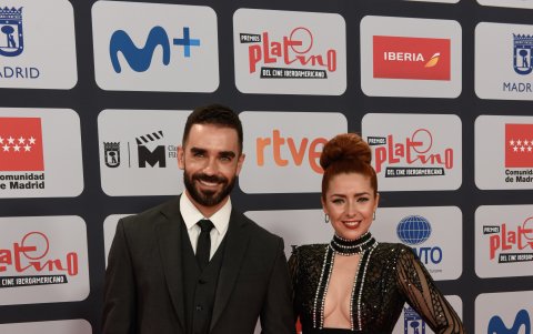 Ariadne Díaz con su esposo Marcus Ornellas.