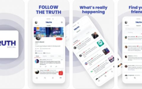 Así luce TRUTH Social en iOS.