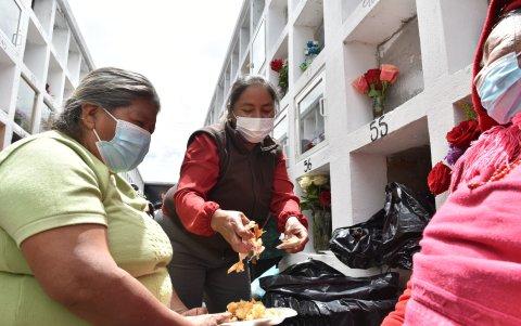 Panorama. La comida también estuvo presente en la jornada.