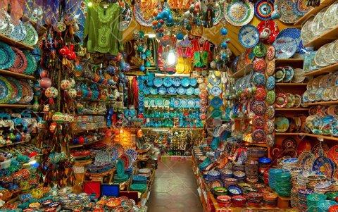 El Gran Bazar en Estambul.
