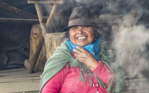 Retrato en el páramo de Oyacachi, Provincia de Napo.
