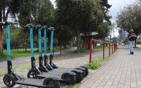 Opciones. Los monopatines eléctricos se han vuelto una opción de peso para circular en la capital.