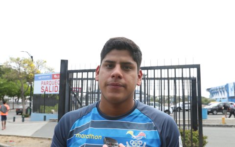 David Farinango fue abanderado de la delegación nacional. Estuvo en Tokio 2020.