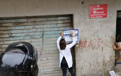 Sectores. El control se ejecutó en el Guasmo Sur y Esteros.